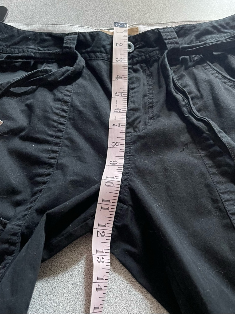 Denver Hayes Black Capri Cargo Pants Size 10 - Picture 9 of 11